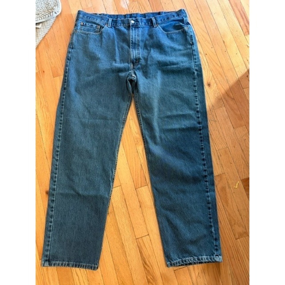 Levis 550 Relaxed Fit Mens Jean Blue Medium Wash Denim W46 L36 01550-4886 T54-28